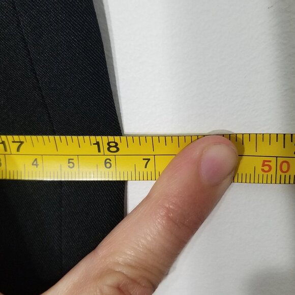 Simply Manakin Black Zipper Back Stretch Pencil Zipper Back Classic Skirt Size 3 - Picture 8 of 10